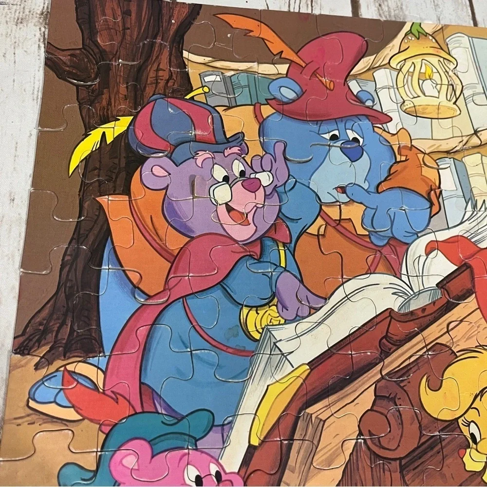Vintage 1985 Walt Disney Gummi Bears 65‎ Piece Jigsaw Puzzle Golden Complete